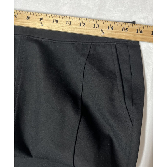 Madewell Knit Kick Flare Ponte Pants Womens XL High Rise Stretch Black Pull On - Picture 5 of 9